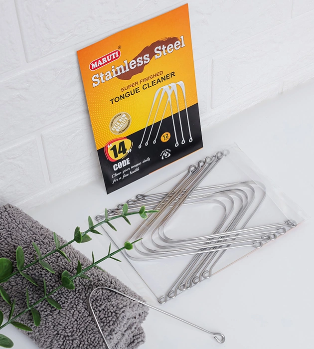 14 Steel Tongue Cleaner