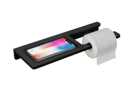 Black - Sleek Tissue with Mobile Holder