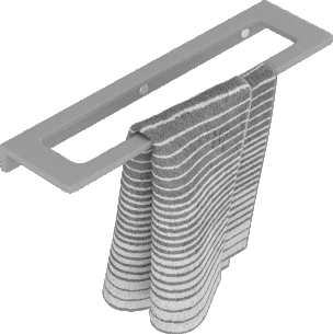 Gray - Towel Rack