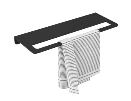 Black - Towel Shelf