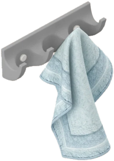 Gray - 4' Rode Hooks