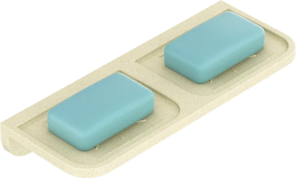Marble - Double Soap Dish