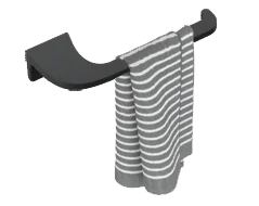 Black - Symphony Napkin Ring